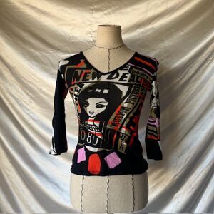 Noun Paris Mesh euro top